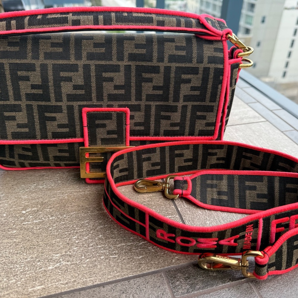 Fendi Baguette Zucca Bag